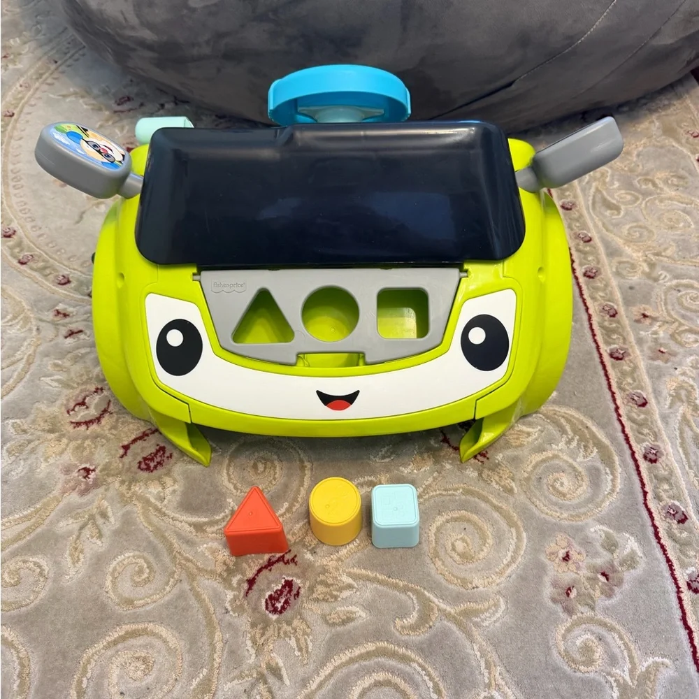 Fisher-Price Smiling Green and Blue learning toy